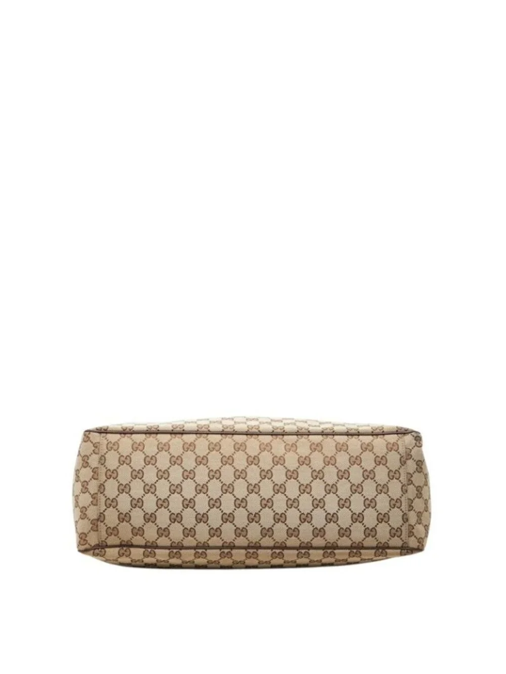 Gucci GG Canvas Tote Bag Beige Brown